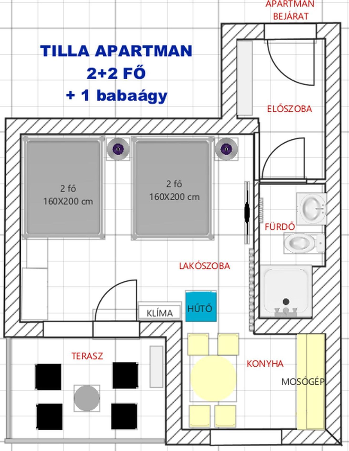 Tilla Apartman Hajdúszoboszló Zewnętrze zdjęcie